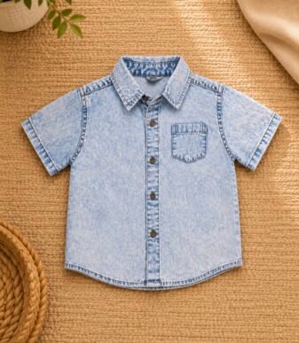 Zivora Ice Blue Denim Shirt
