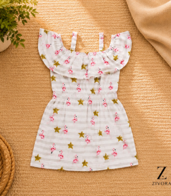 Zivora Flamingo Star Dress